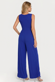 Model wearing jumpsuit, back view